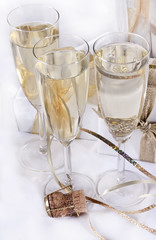 Champagne and gifts