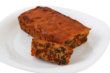 Cake with dry fruits