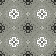 Seamless pattern gray