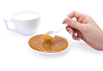 honey and milk