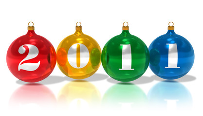 2011 Christmas balls