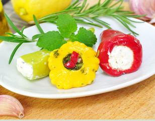 Frischkäse, Paprika