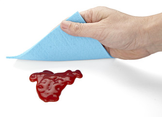 ketchup stain dirty seasoning condiment food