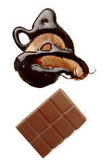 chocolate syrup leaking stain dirty sweet food