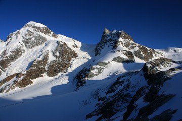 Fototapeta na wymiar Alpes suisses, Breithorn
