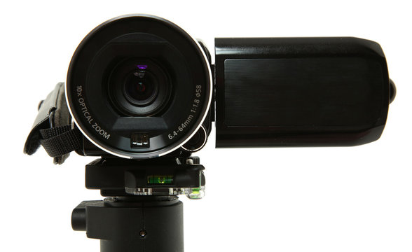 Close Up Of Camcorder Lens