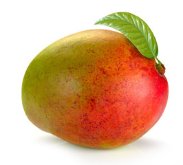 Mango with leaves
