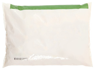 Grocery Bag Blank Label Frozen Food
