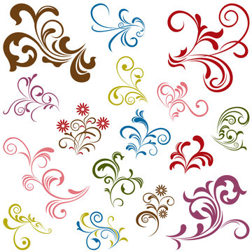 Floral Elements Set
