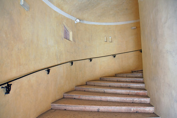 Italy Ferrara Este palace antique stairs