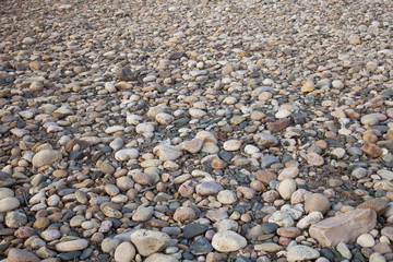 river pebbles and rocks
