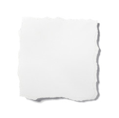 white paper ripped message background