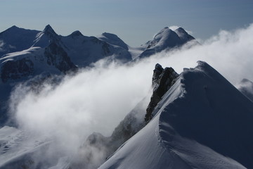 arête du Breithorn, suisse