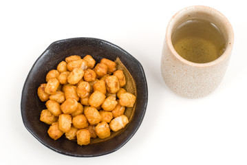 あられとお茶