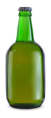 Green bottle of beer