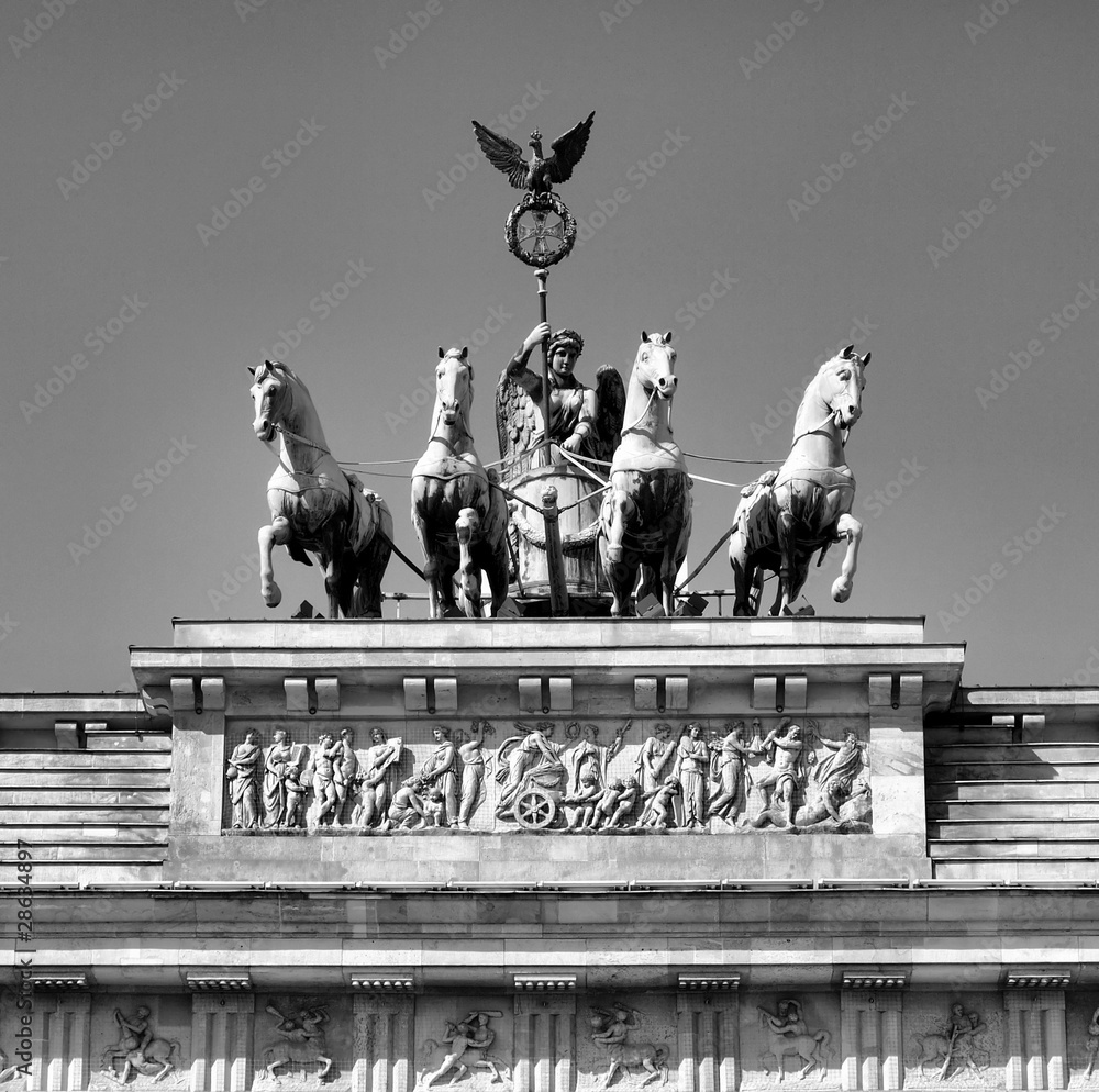 Poster brandenburger tor, berlin