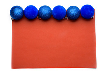 Christmas tree decoration isolated.