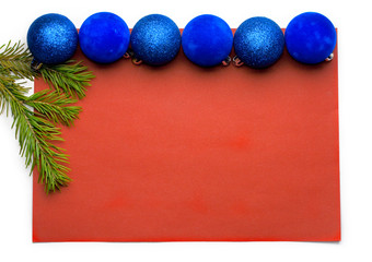 Christmas tree decoration isolated.