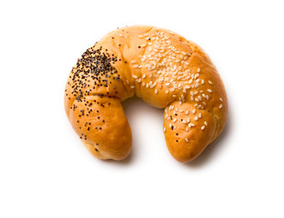 Bun isolated on white