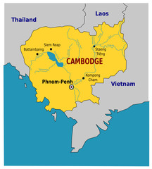 Rivière - Cambodge