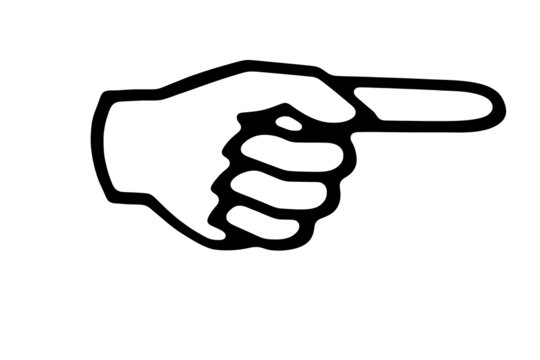 recommend clip art: Forefinger