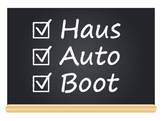 Haus, Auto, Boot