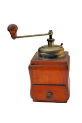 Traditional manual coffee grinder