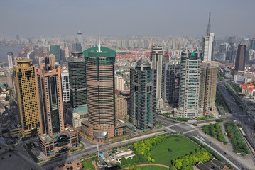 China Shanghai Pudong skyline