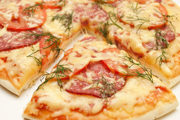 pizza close up