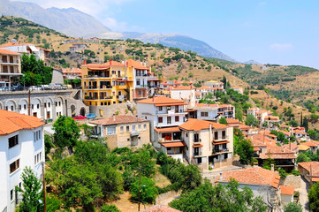 Fototapeta na wymiar the town in Greece