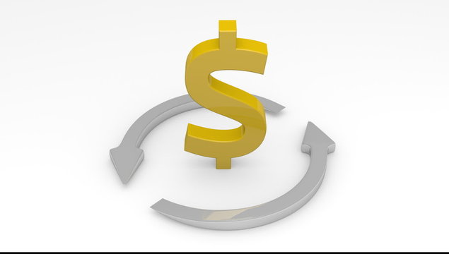 Spinning Dollar Sign