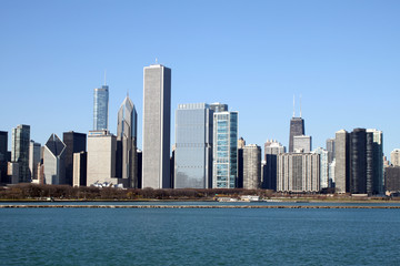Fototapeta na wymiar Wieżowce Chicago