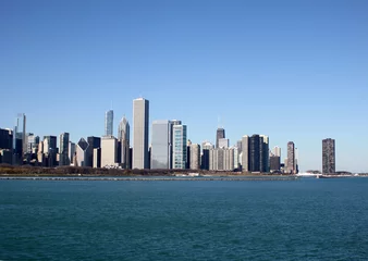 Foto op Plexiglas Chicago skyline © goodluck10