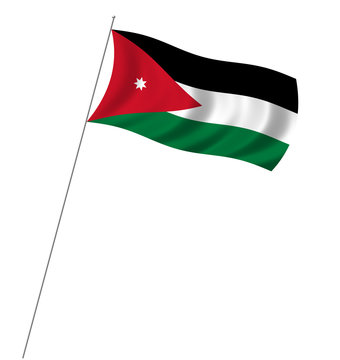 Flag of jordan