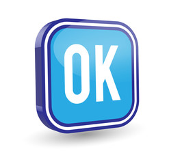 Ok Button 3d