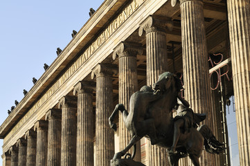 Front view of the Altes Museum, Berlin, Germany