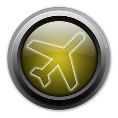 Yellow Button (Dark/Glow) "Airport / Airplane"