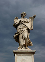 Holy angel with a tissue, Rome, Italy