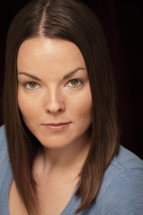 Fototapeta premium Headshot of a beautiful young woman