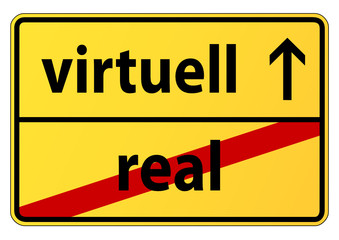 Obraz premium real vs. virtuell