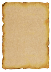 Old paper white background