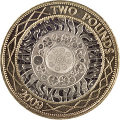 two pound coin