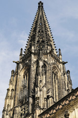 Fototapeta na wymiar Lamberti Kościół w Muenster, Niemcy