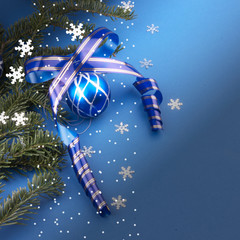 Tape with a blue sphere.