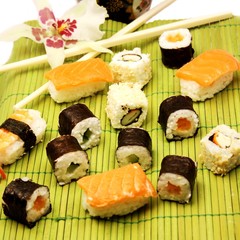 leckere Sushikomposition