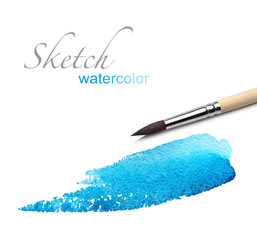 brush and paint scratch