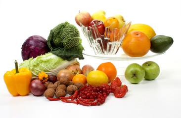 Fruits and vegetables