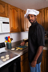 Chef Baking Cookies