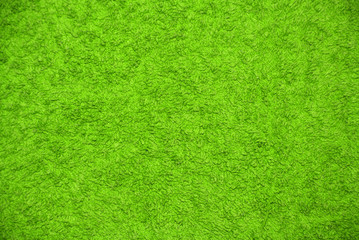 Grüner froteeähnlicher Stoff