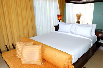 Villa interior at the luxury hotel, Phuket, Thailand